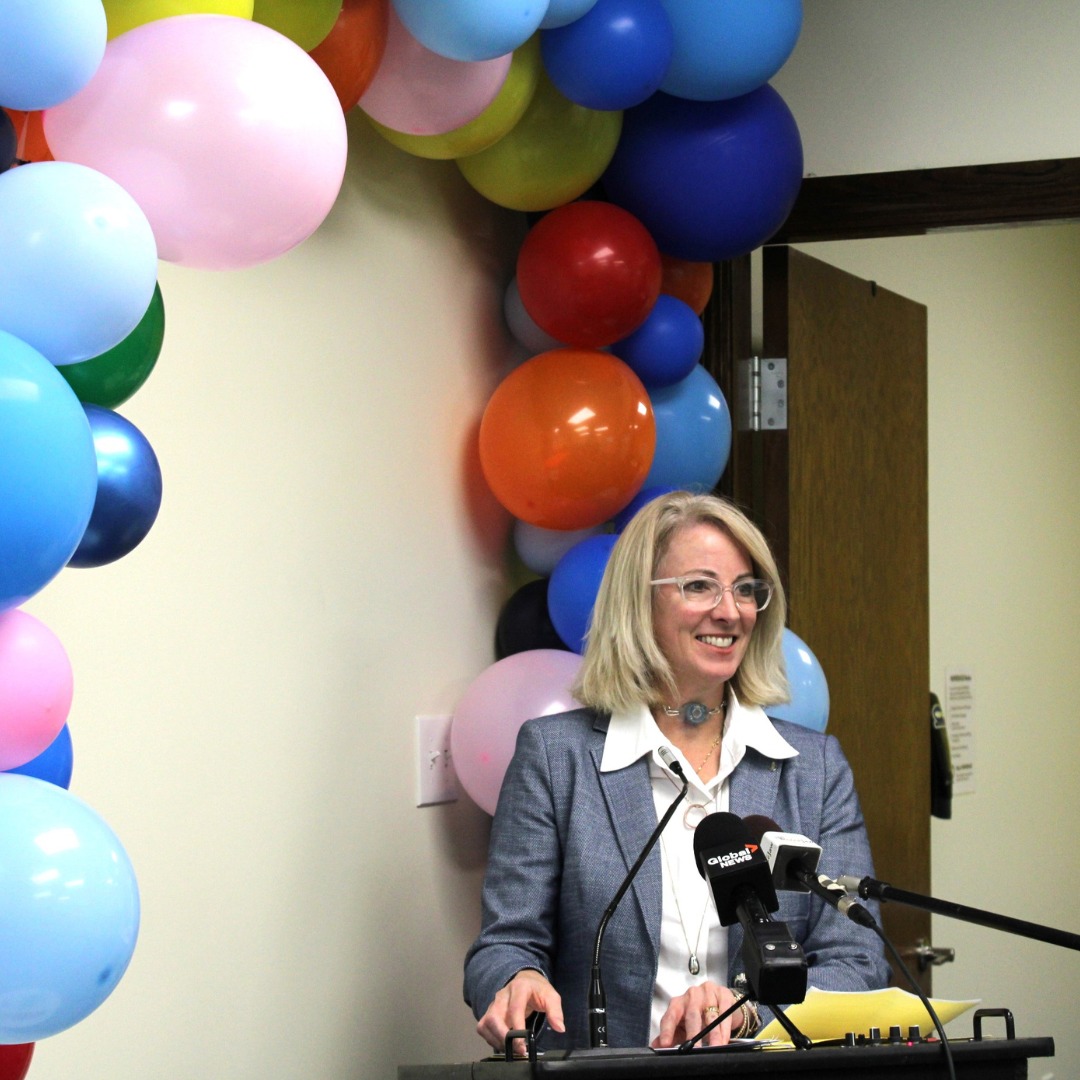 Megan Patterson speaking in the legislature